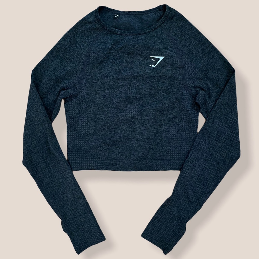VITAL SEAMLESS LONG SLEEVE CROP TOP